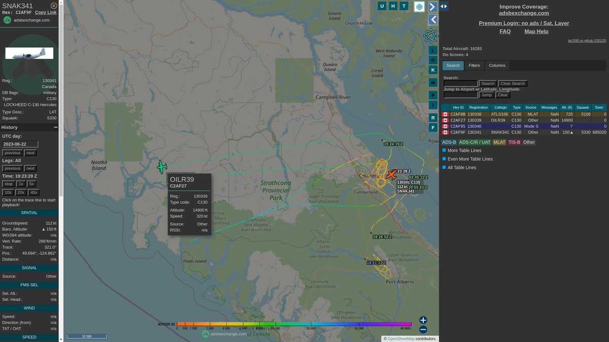 steffanwatkins's tweet photo. I believe that aircraft was #RCAF CC-130H Hercules 130339 #C2AF27 since they arrived June 19 as #OILR39 to #CFBComox, and returned to #CFBWinnipeg, where they're usually based, on June 27.

https://t.co/1DJlU8jM0c https://t.co/mIK93Nw102
