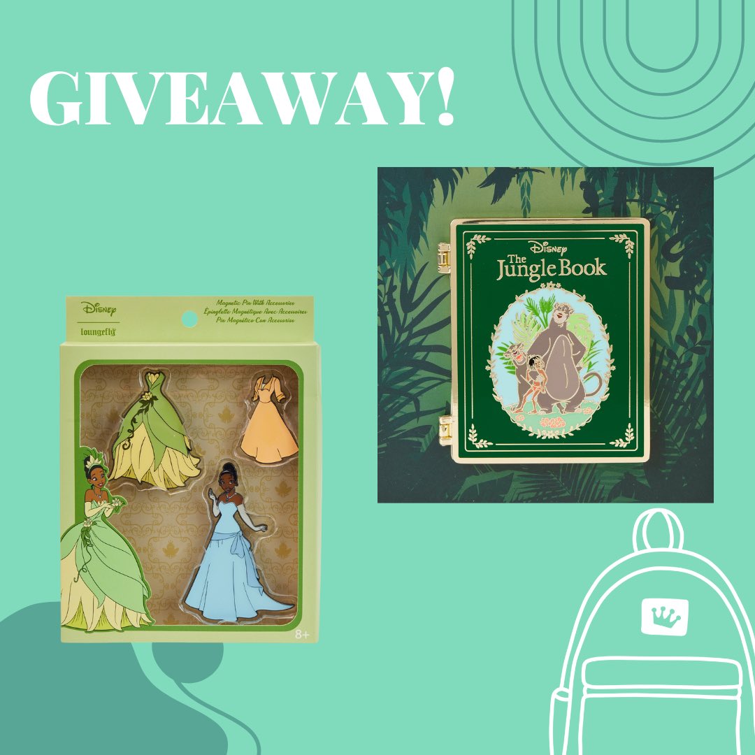 Loungefly's tweet image. Happy #SocialMediaDay! Are you a Disney pin collector? 🤩 We’re giving away this bundle of pins to one lucky winner!

Follow @Loungefly &amp;amp; RT for a chance to win! 

*Ends 7/6 at 11:59pm PDT, US only.