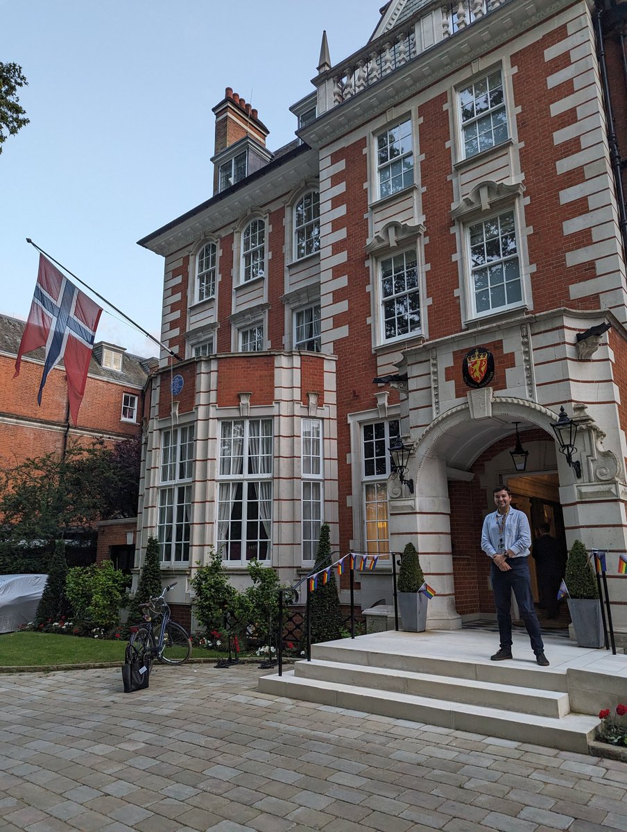 Thank you <a href="/NorwayinUK/">Norway in the UK</a> for hosting a fantastic Pride Reception! #NordicsPride 🇳🇴🏳️‍🌈🏳️‍⚧️