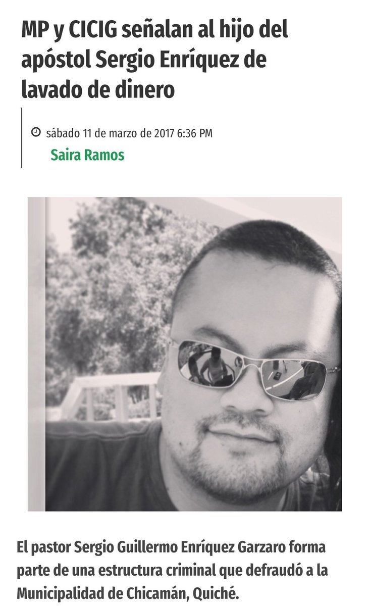 Porqué creen ustedes que el supuesto apóstol defiende a la UNE?

Si su propio hijo acaba de ser electo como diputado por la UNE de doña Sandra, engañando así a los miles de fanaticos de EBENEZER.

Traer a la CICIG es traer el comunismo o es igual a perseguir a las ratas de la FE