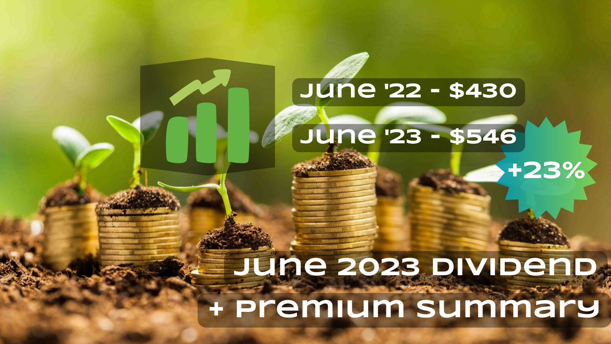 Tim R. 🍻 Dividend Aficionado on Twitter "☀️June 2023 Dividends