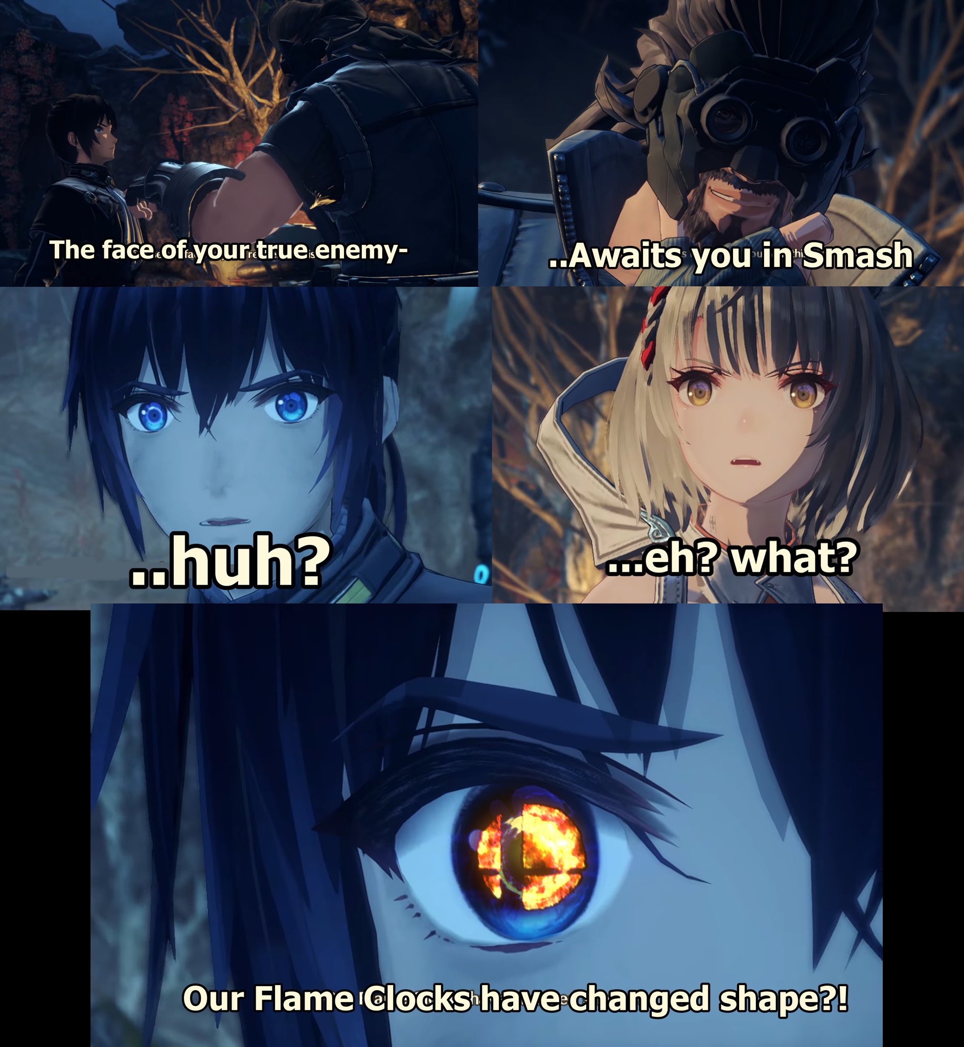 HUH WHAT Meme Anime Face
