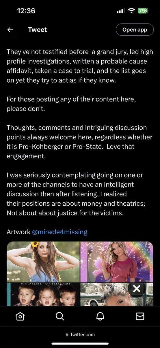 A lot of judgment for someone who has 0 qualifications to be speaking about the legal aspects of the case & constantly spreads misinfo that she will not correct. 

“I was considering going on channels for intelligent convo” 🤪 

#BryanKohberger