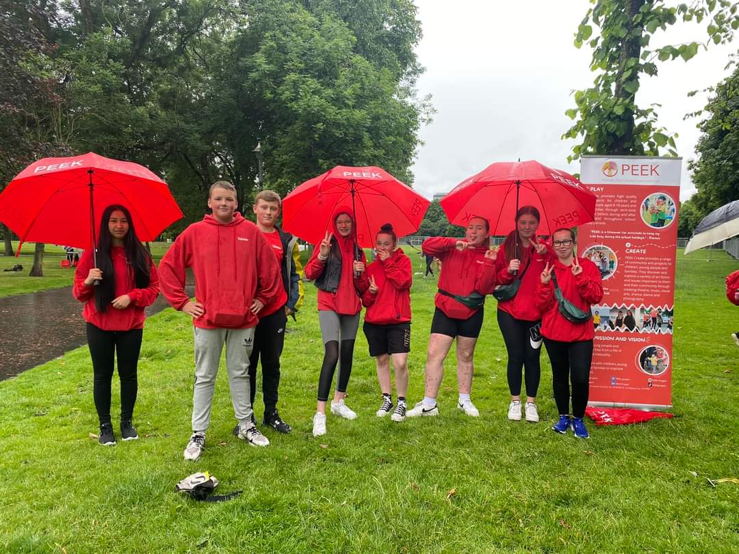 In Feb, this dream team pitched an idea as part of <a href="/YouthScotland/">Youth Scotland</a>'s Inspire programme to run an event for local children, young people and families with a focus on mental health and wellbeing. Weeks and weeks of hard work and planning culminated in an amazing day today! Proud 💚
