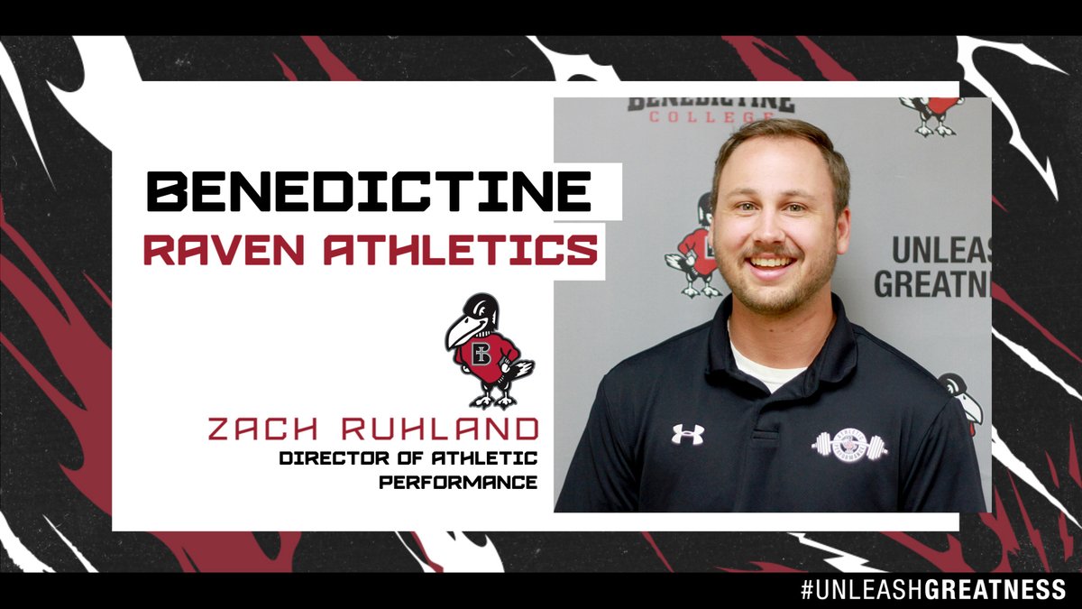 Zach Ruhland named new Benedictine Director of Athletic Performance  ravenathletics.com/x/vw5gl
