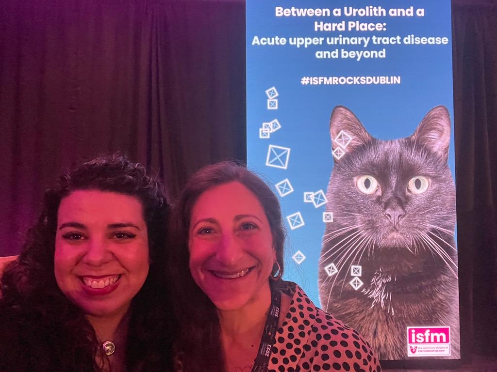 mini_wright's tweet image. Mini and Lucie are currently at this years ISFM Congress brushing up on the latest feline medicine #cats #isfmrocksdublin