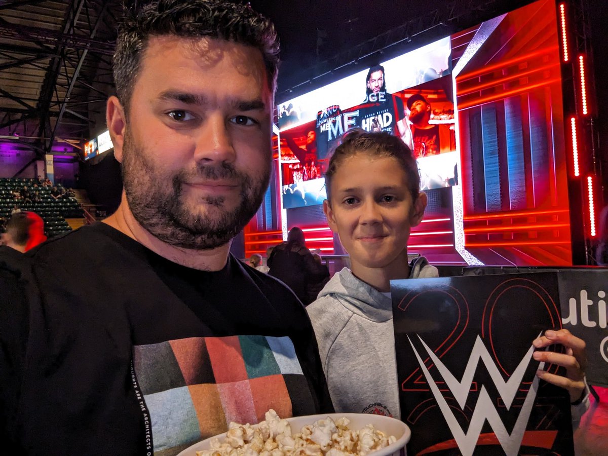 dreams come true for this lil man to go and watch WWE Live!#wwenewcastle