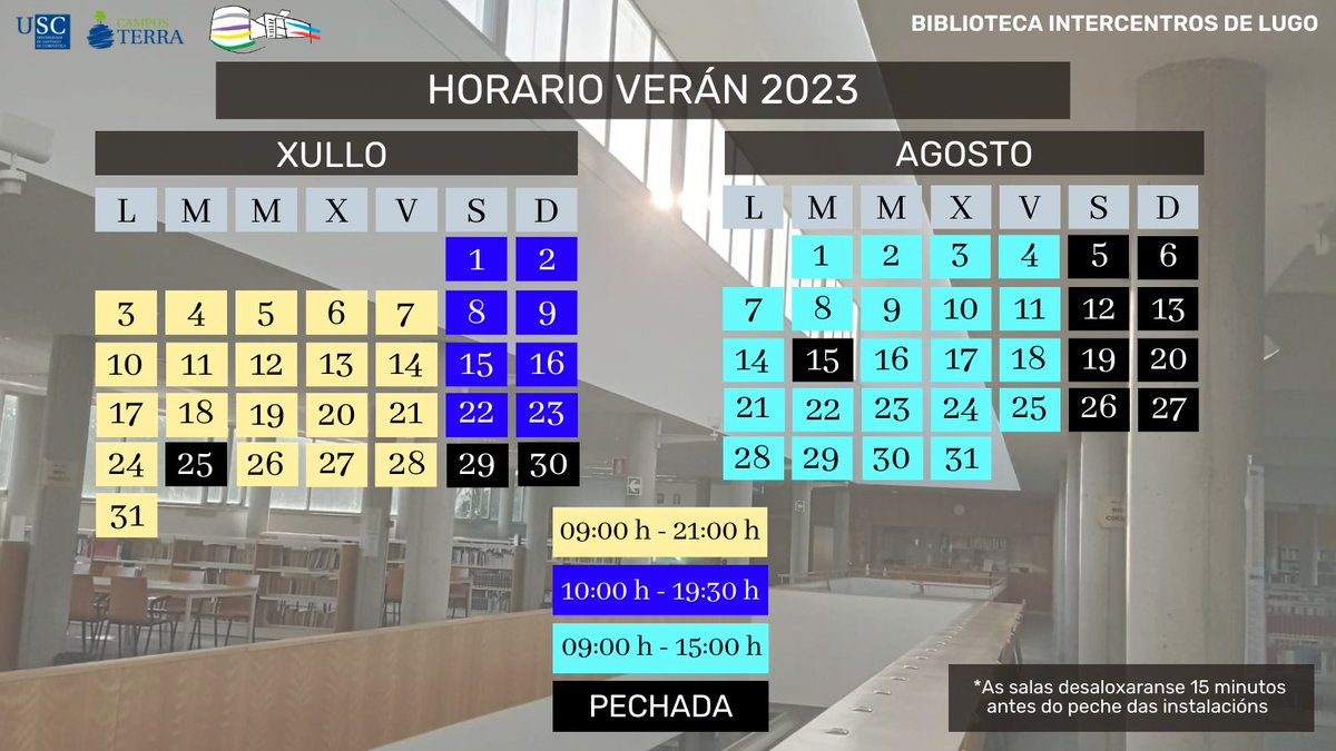 Biblioteca Intercentros do Campus de Lugo (USC) tweet media