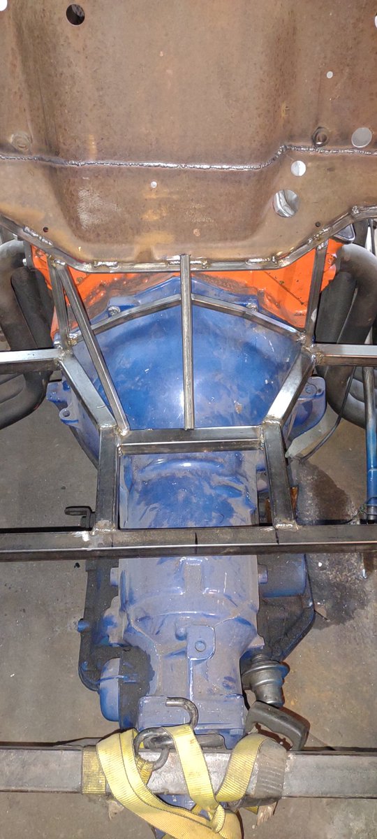 Burnt the heck out of my self the other day welding that trany tunnel. Side note do not rest your arm on a freshly welded pipe