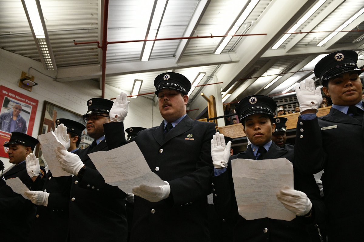 These newly promoted Paramedics have demonstrated unflinching dedication and selflessness. They have chosen a career that demands them to put the needs of others ahead of their own - Chief of EMS Michael Fields, at a graduation ceremony today for 59 newly promoted Paramedics.