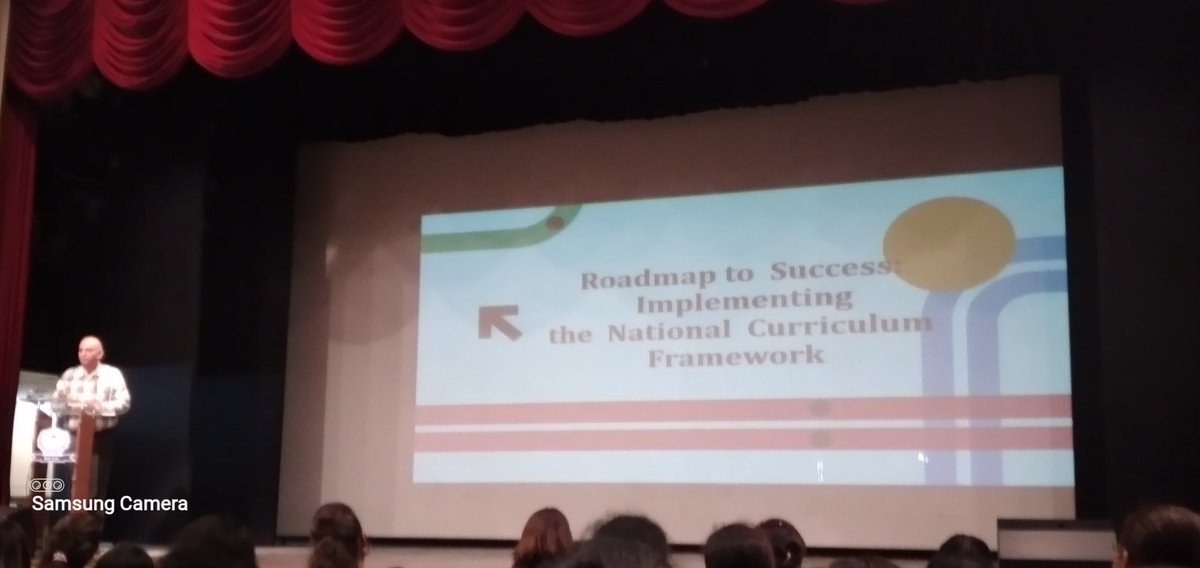 Poonamm1611's tweet photo. 'Education is the key to unlocking the world. It is the passport to freedom'. A special presentation on key highlights of NCF by the department of English, Maths and Science #engagingsession  #greatlearning @ashokkp @kandhari_ekta @pntduggal @RashmiJ99932149 @y_sanjay https://t.co/KLGhYtdvkh