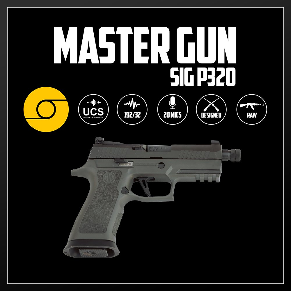 New Sound Library – SIG P320 🔫 - aftertouchaudio.com/sound-effects/… Our 8th pistol in the Master Gun collection is our SIG P320 and is a staple starter gun in most first person shooters. Check out the demos above.