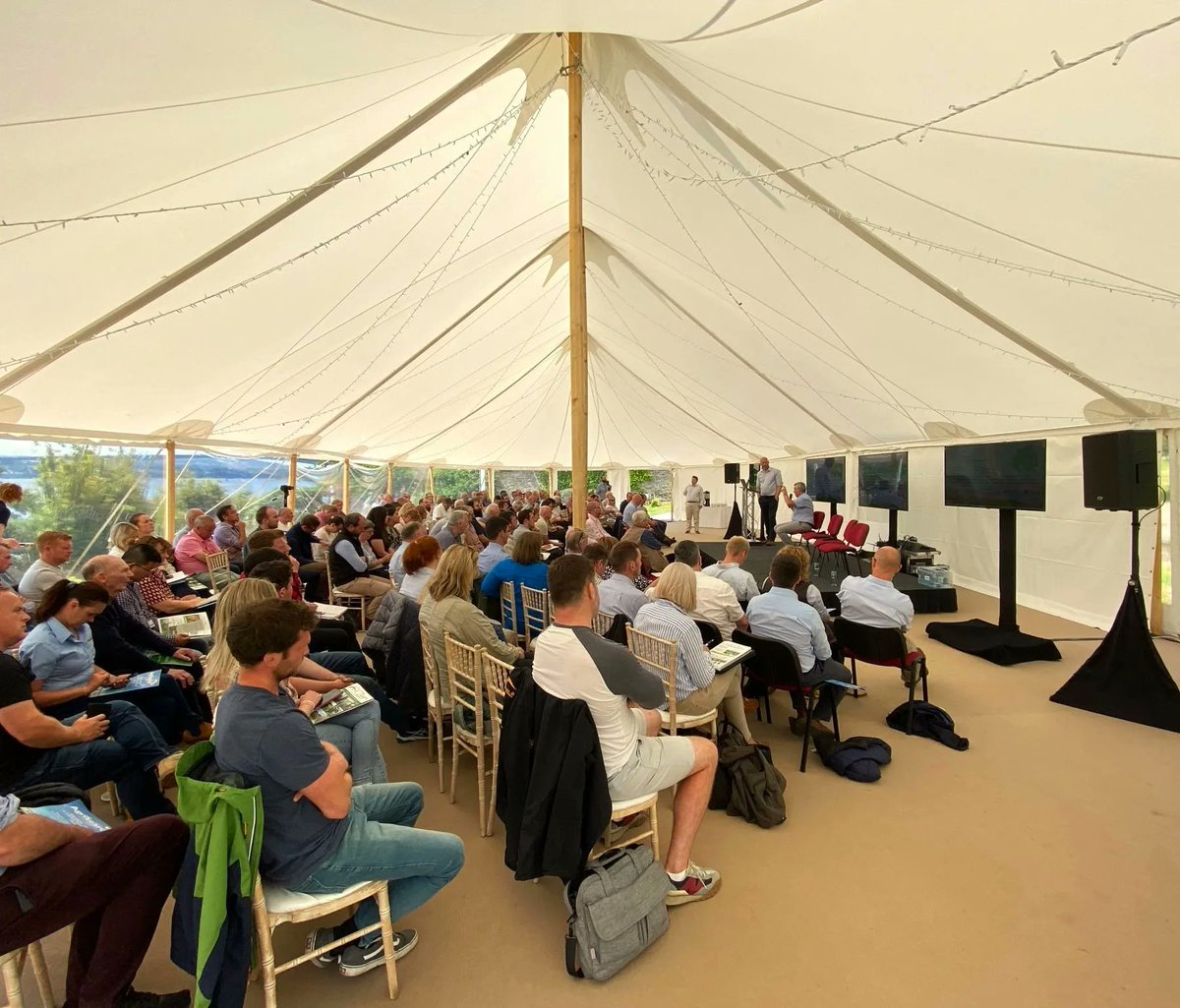 MjmMarquees's tweet image. Here's a glimpse at a conference held inside one of our marquees earlier this month. 👀

Inquire about our Traditional Pole today at: mjmmarquees.com/contact 

#eventsni | #northernireland