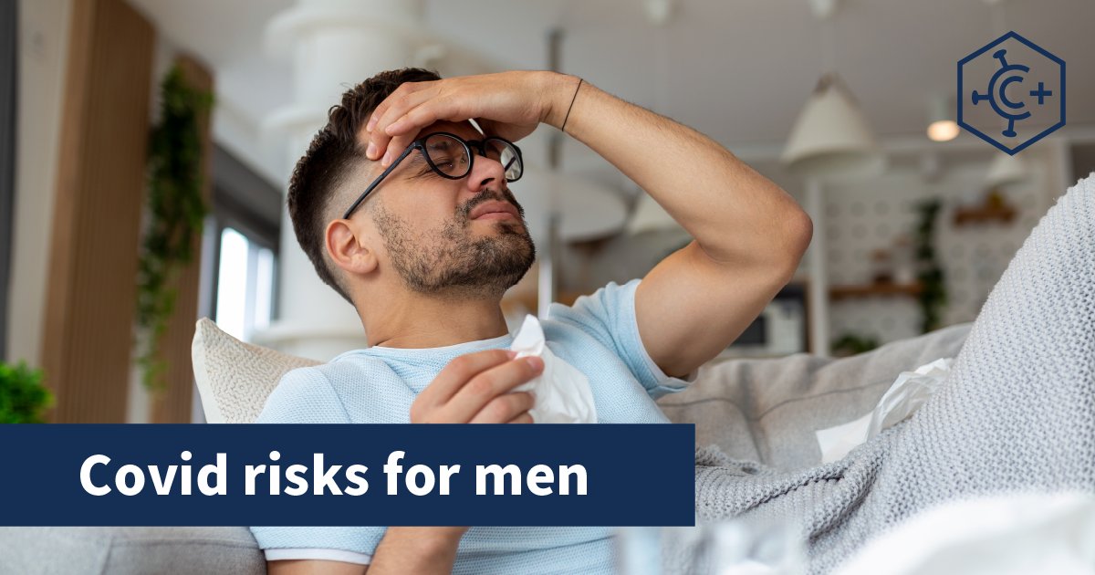According to the NIH, men have a higher risk for severe covid and covid mortality than women, regardless of age. Knowing that risk factors are higher for men, following good health practices can help reduce your risk of picking up and becoming seriously ill with covid.