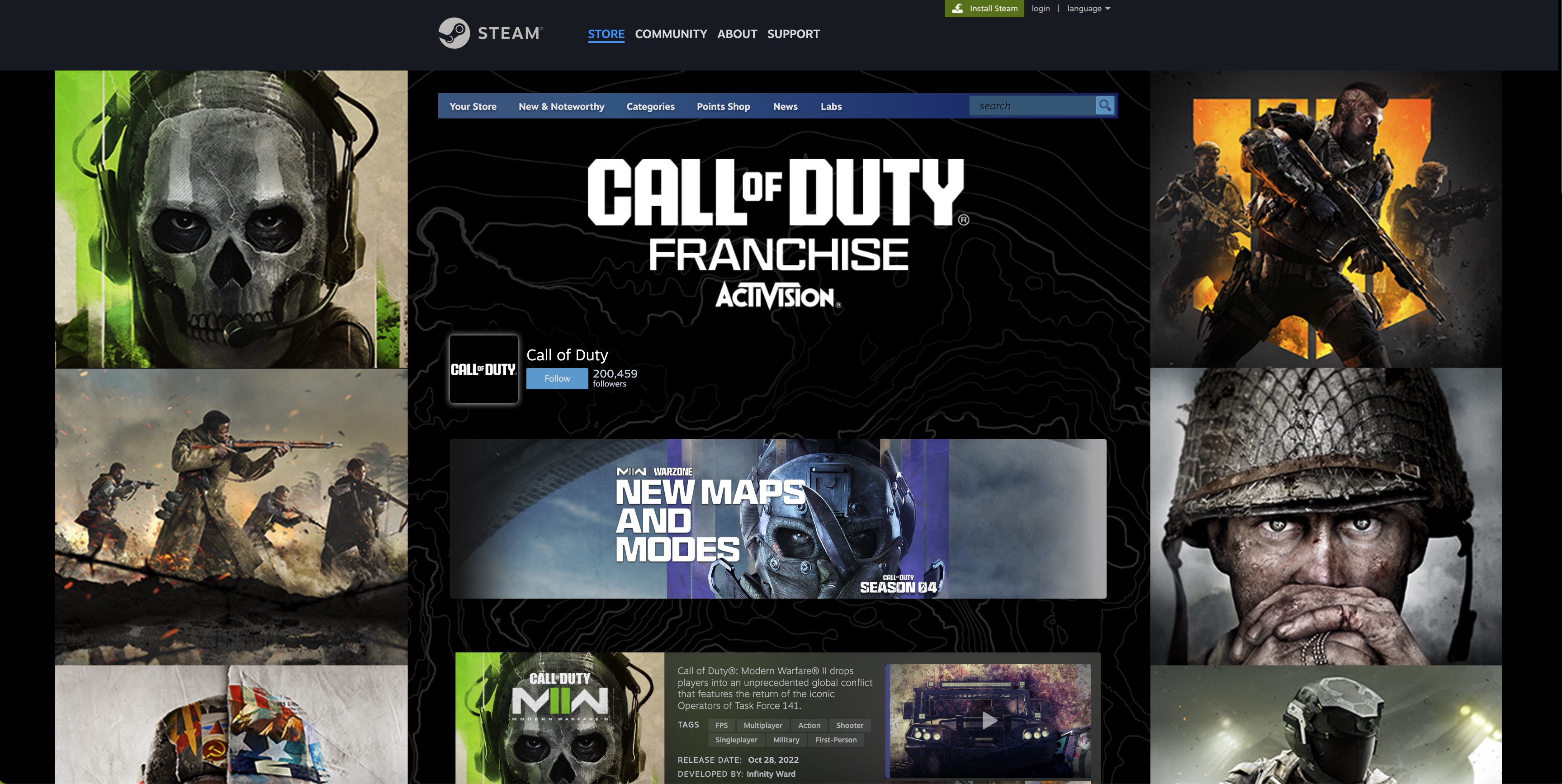 It seems like Call of Duty is returning to Steam : r/ModernWarfareII