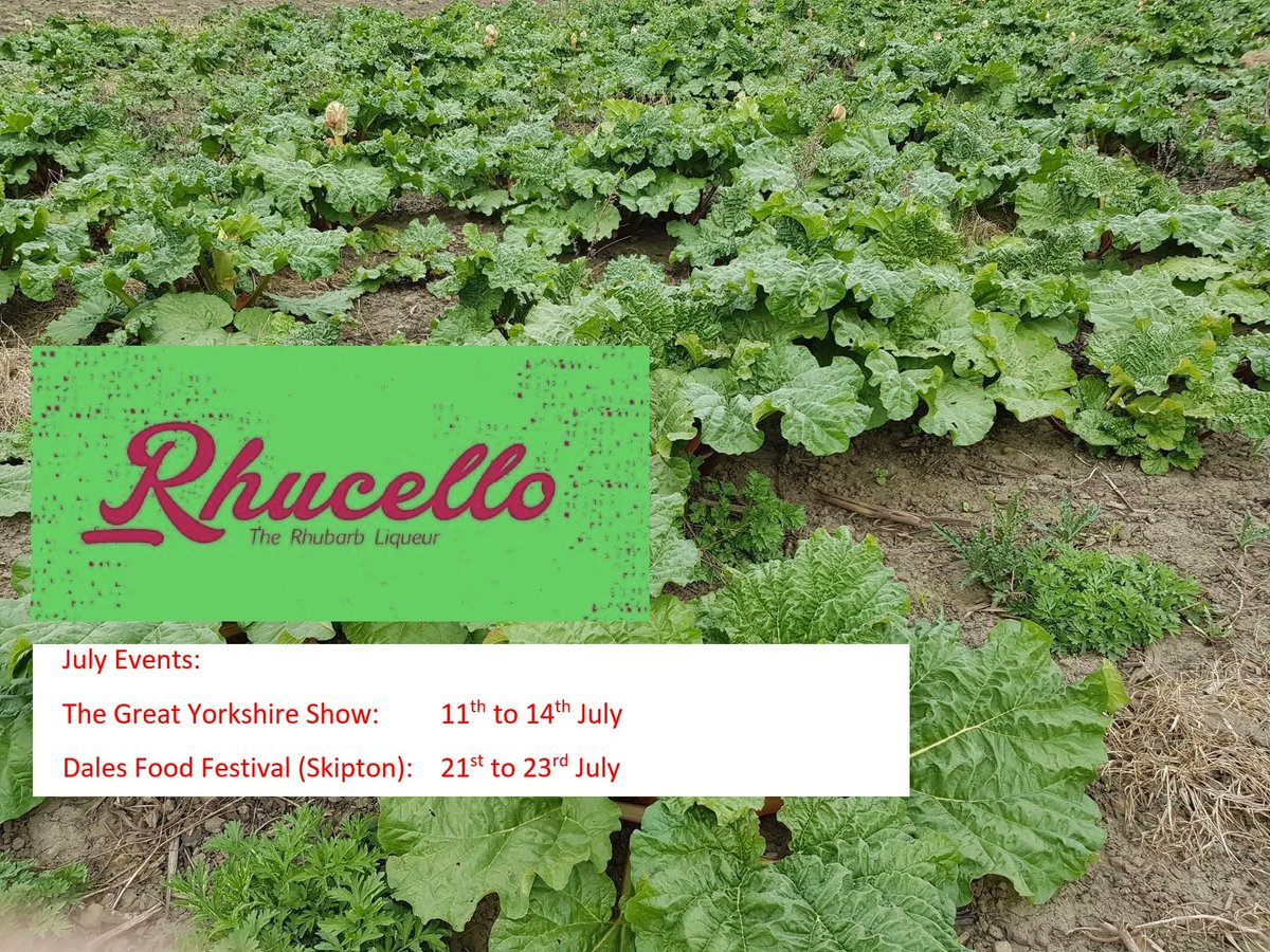 Great Yorkshire Show time!
Always good fun.

And then The Dales Food festival. 
Might get to meet James Martin, or at least watch him arrive in his Ferrari.
#Rhucello #Yorkshire #Wakefield #Rhubarb #greatyorkshireshow