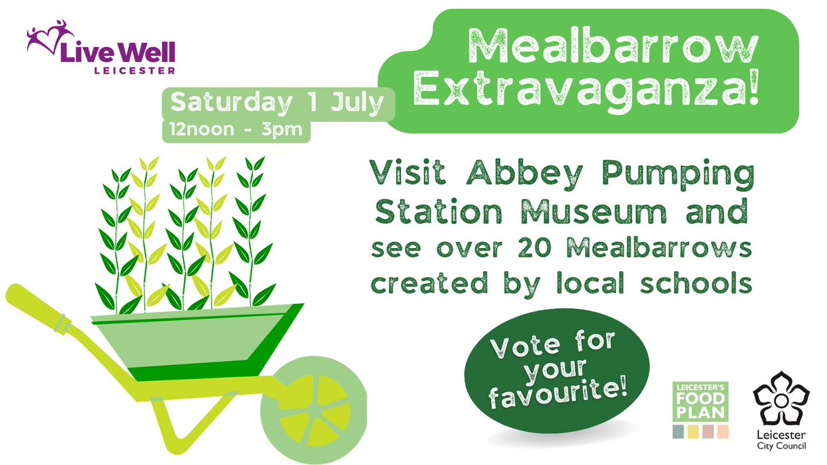 Pupils have been challenged to create a menu of three courses with at least five ingredients they could grow themselves in a wheelbarrow!

On Saturday 1 July, you can come and see them all at Abbey Pumping Station from 12pm to 3pm and vote for your favourite! #AbbeyPumpingStation
