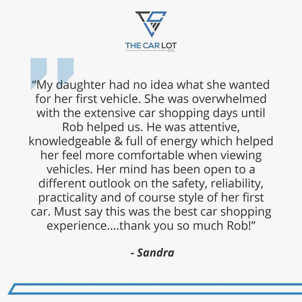 Our staff want to make your buying experience the best it can be! We want our customers to feel comfortable in the buying process so you can choose the best vehicle for your needs🚘

#TheCarLot #UsedDealership #PreOwnedVehicles #HappyCustomers