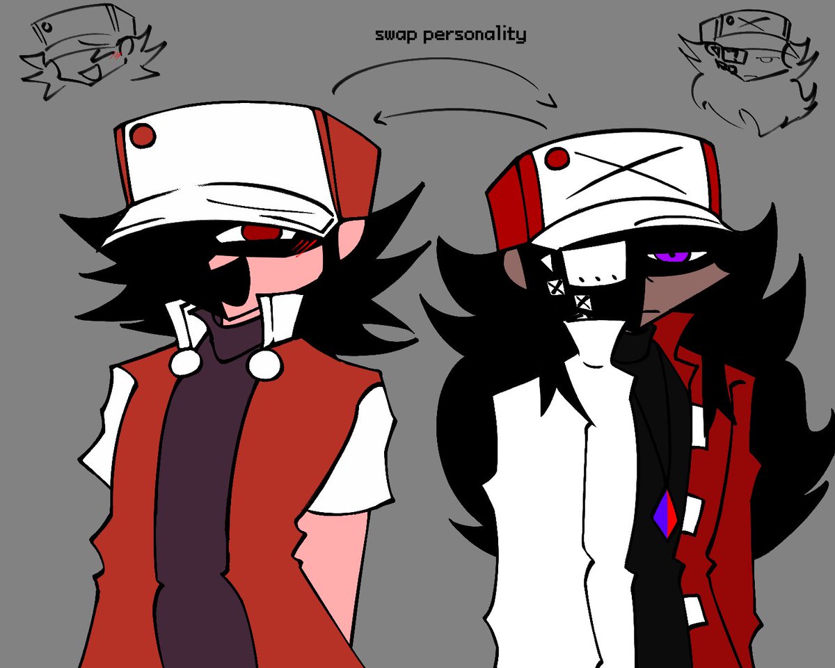 BLoody0Parasite's tweet photo. Swap personality, glitchy red and rillon π₯
#RILLONSWEEP #GLITCHYREDSWEEP #grai #glitchyredai #glitchyred https://t.co/M1SkokyczO