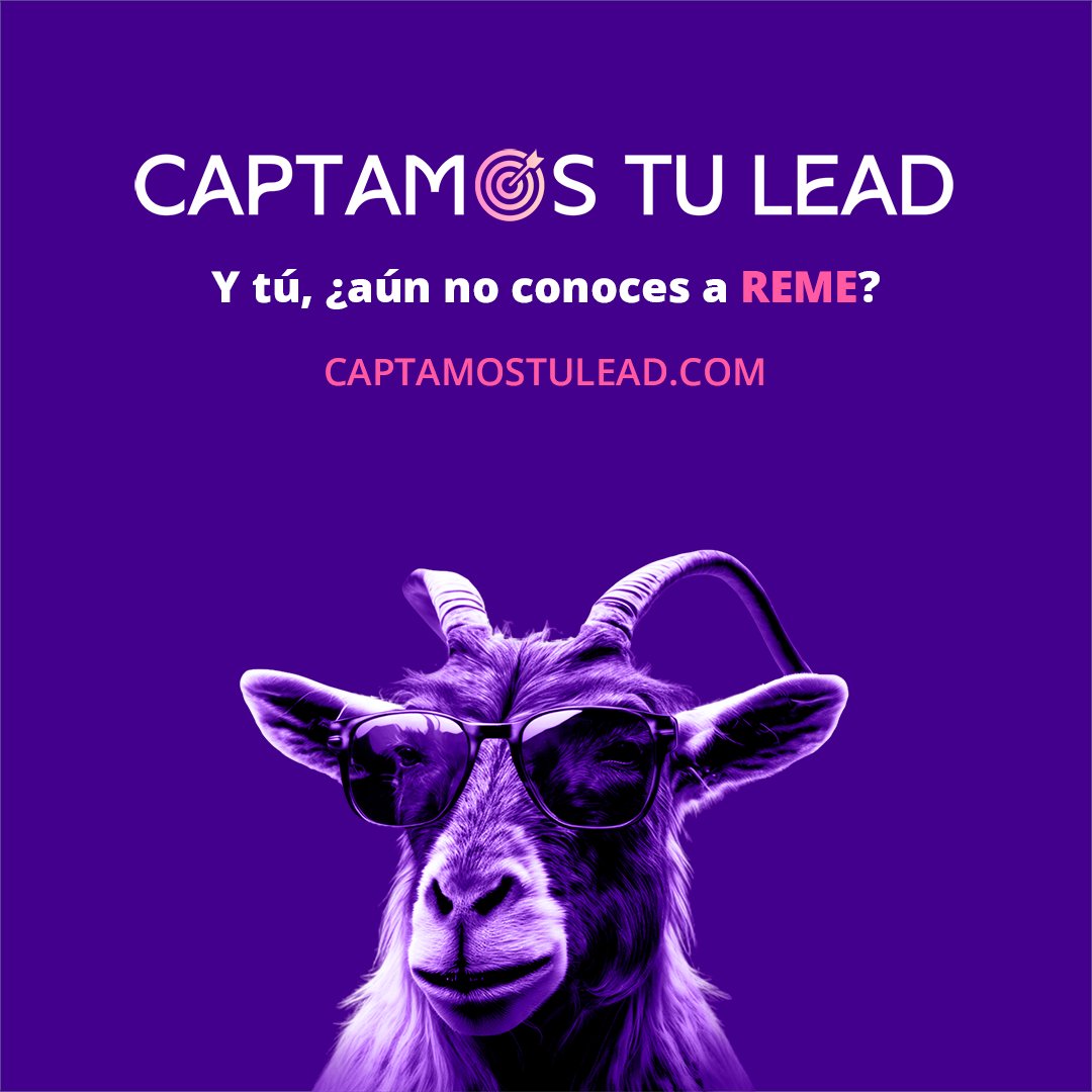 ¡Estrenamos nueva agencia! 🎉

<a href="/captamostulead/">CAPTAMOS TU LEAD</a> - captamostulead.com

Si queréis una breve intro la podéis ver en nuestro LinkedIn: linkedin.com/feed/update/ur… 

¡Seguimos! 🥳