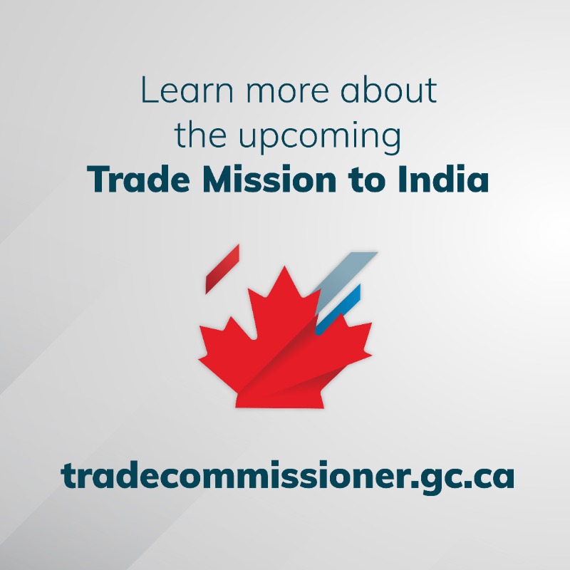 TCS_SDC's tweet photo. Take your business to new heights in #India! 💼🚀

Explore a thriving business environment and booming economy. Expand your horizons and register now for the Team Canada #TradeMission to India. 

#GoTeamCanadaTrade