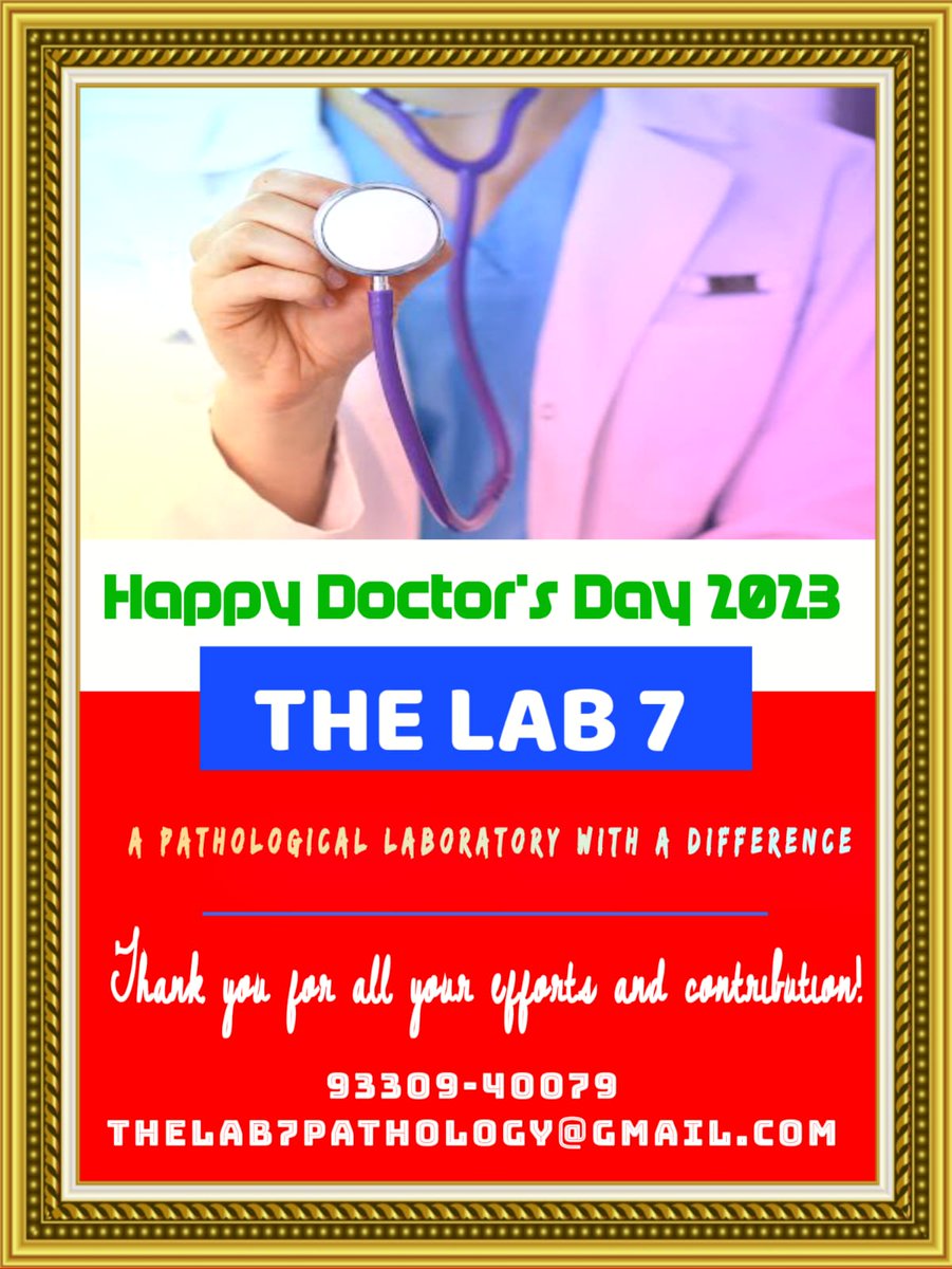 To the doctors who turn fear into hope, pain into comfort, and sickness into wellness, we thank you. Happy Doctors Day!
#thelab7 #happydoctorsday2023 #1stjuly2023 #respect #Salute #HeroesAmongUs #doctors #DoctorsDay #doctorlife #doctoradvice