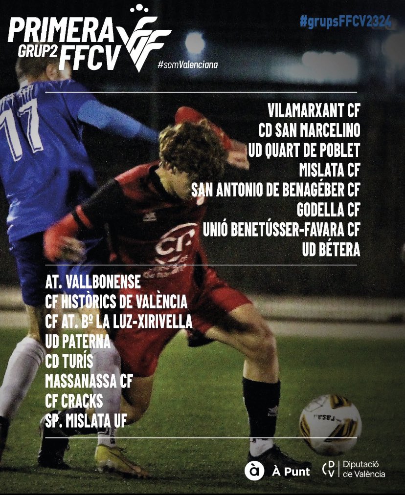 Primera FFCV 23-24  Gr 2
💚💚Amunt Betera💚💚