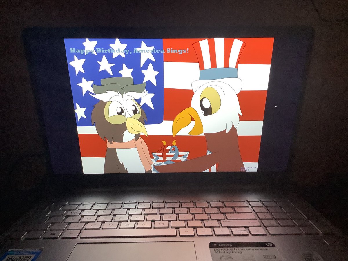 Yesterday, 🇺🇸 Sings turned 49 years old. 🖼️ by Snowlette. 🦅 🦉