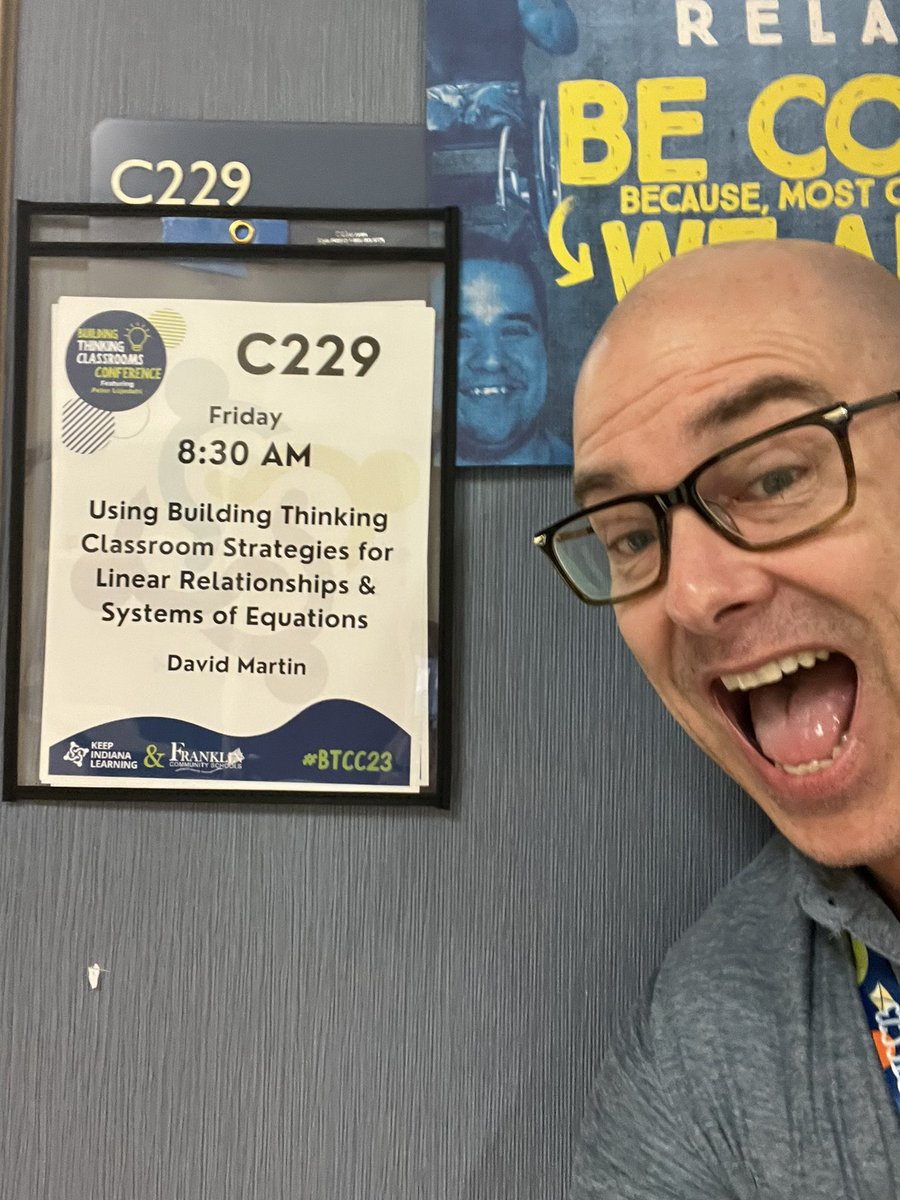 MathShaman's tweet photo. Look who presented at #BTCC23 today. So glad everyone came to my session to learn! Nice to make many so many connections! @GPSchools, @jdeanlearner, @KeepINLearning https://t.co/PndsEvgXxP