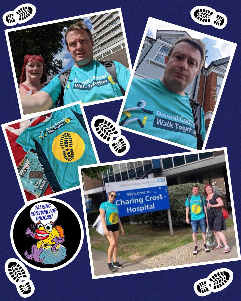 CodswallopPod's tweet photo. Here’s one of our PREVIOUSLY ON episodes, Feat @Gazzaro.
202. Get It Checked
Garry tells his story with battling & kicking the butt of #Cancer. He is taking part in #bowelcancer #walktogether. If you can, DONATE below:
https://t.co/EOWLugttxz
https://t.co/SDq1GhEaRV https://t.co/zn5m092FId