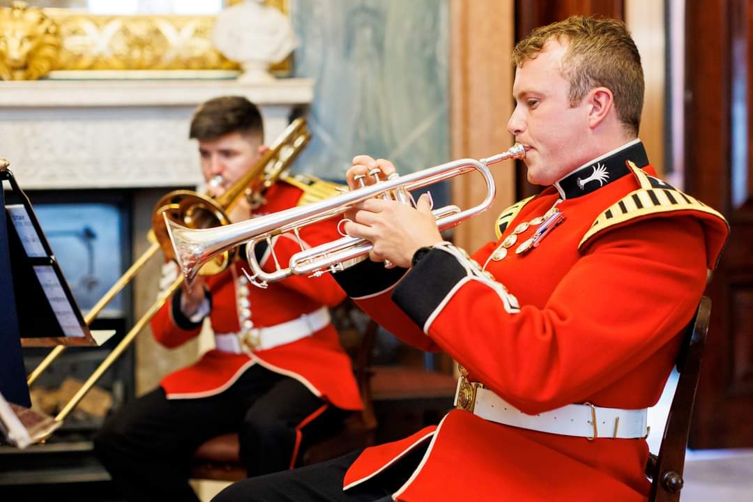 👑 Royal Guests 👑 Our Brass Quintet provided light music for a very special Household Division Dinner Night held at Drapers Hall. Her Royal Highness Princess Royal was guest of honour at an event last held in 1953 following the coronation of Queen Elizabeth II! #BritishArmyMusic