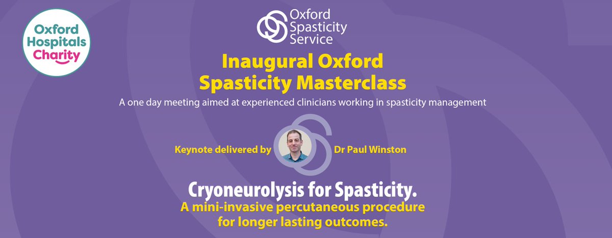 ️ Registration is now open for the Inaugural Oxford Spasticity Masterclass on July 10th, 2023. Don't miss this insightful day with experienced clinicians in spasticity management. Sign up today! - eventbrite.co.uk/e/inaugural-ox…  #SpasticityManagement #BIASP