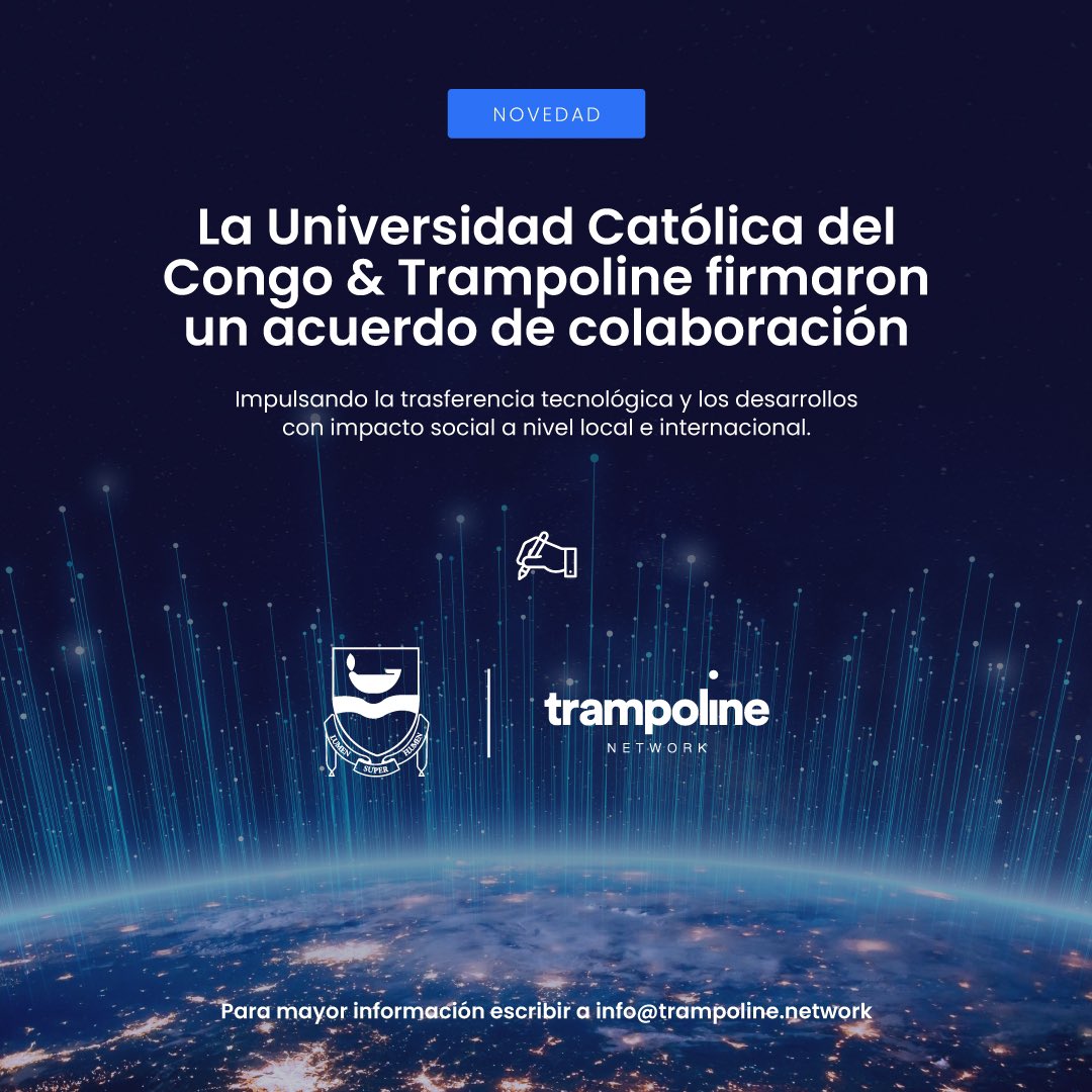🤝🏼 Firmamos un convenio de colaboración junto con la Universidad Católica del Congo. 🚀 El objetivo es impulsar la transferencia de tecnología a nivel internacional y potenciar la prestación de servicios al sector productivo y de financiamiento de emprendimientos universitarios.