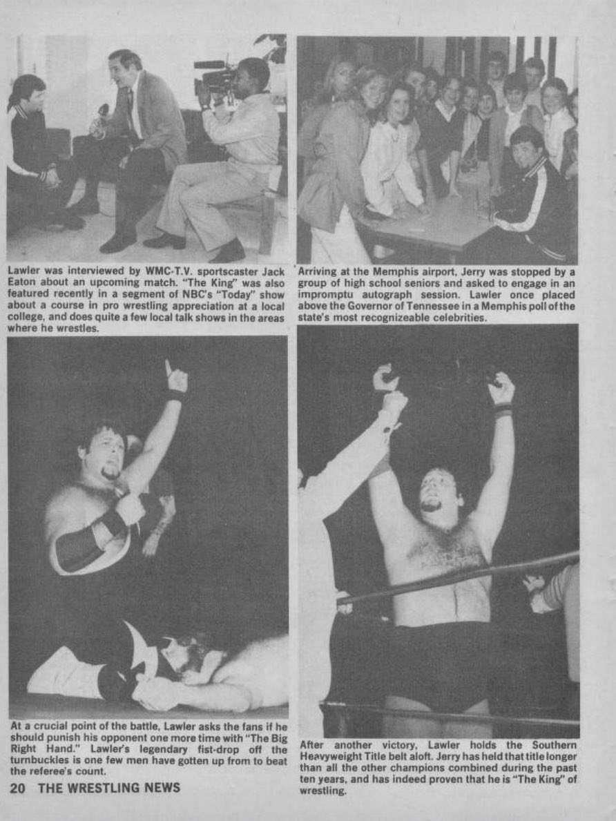 Wrestling Magazine on Twitter "A Day in the life of Jerry Lawler