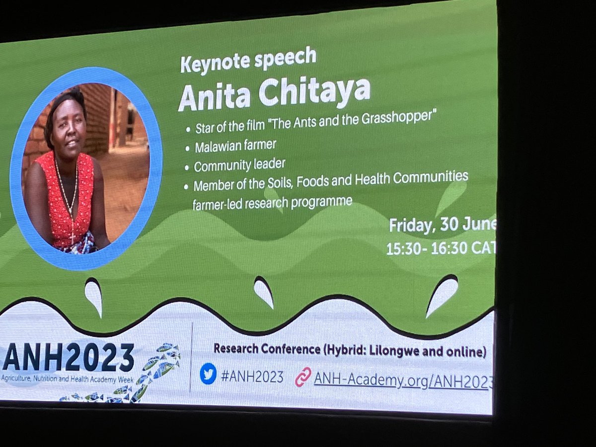Getting ready to hear Anita gives the closing speech at #ANH2023 ⁦@SFHCMalawi⁩ ⁦@_RajPatel⁩