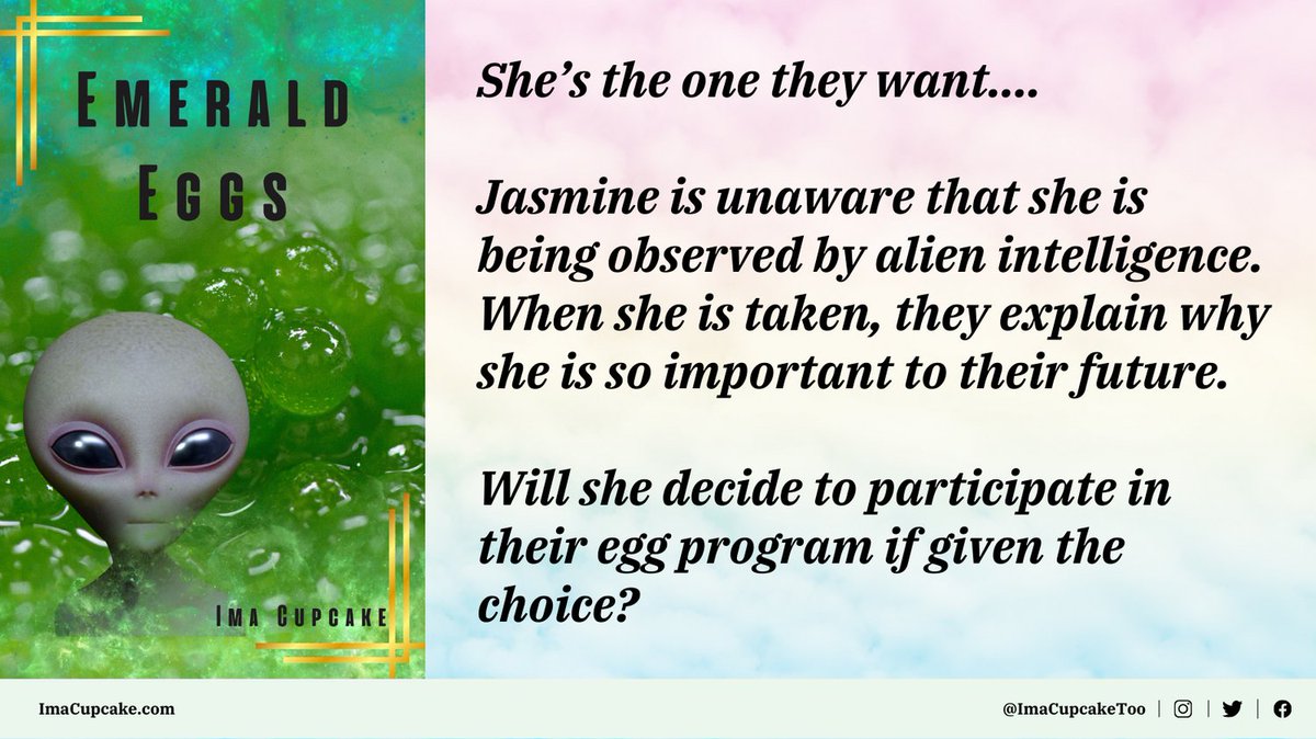 Emerald Eggs - a tentacled alien short story. 

#MonsterLovers #SciFiErotica #EroticaReaders #ShortStory #QuickRead #TentacleLovers 

👽mybook.to/EmeraldEggs