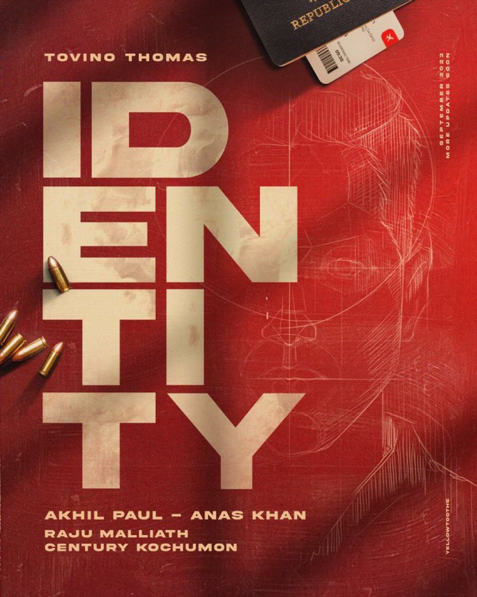 movieplayer11's tweet photo. .@ttovino in #IDENTITY
An #AkhilPaul - #AnasKhan Movie !
#UPDATESsoon
#Sept23 https://t.co/XCU5wMkZxf