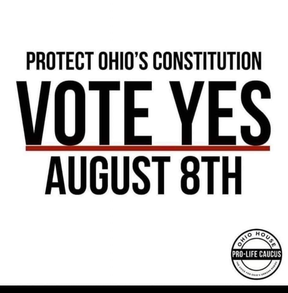 Stand up for our state and protect our children, our heritage, and our beliefs. Keep Ohio, Ohio.

ON AUGUST 8TH, VOTE YES ON ISSUE 1.

#OhioValuesMatter #Issue1 #Ohio
