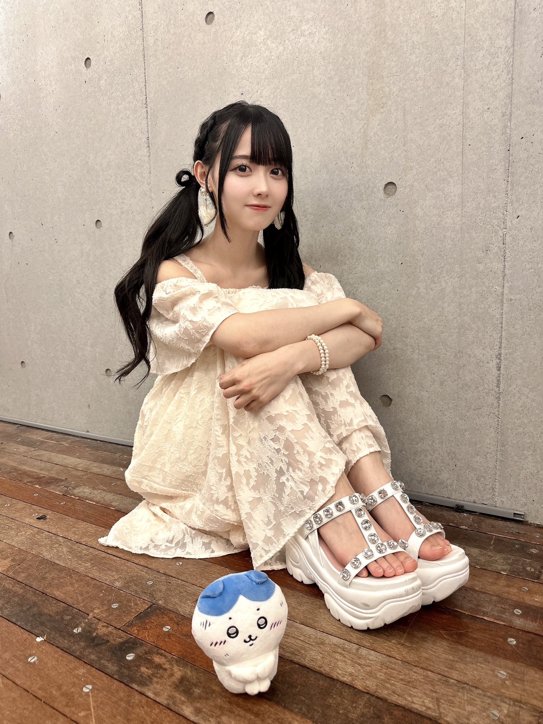 高嶺のなでしこ 松本ももな 直筆サイン 昭和レトロ衣装 生写真