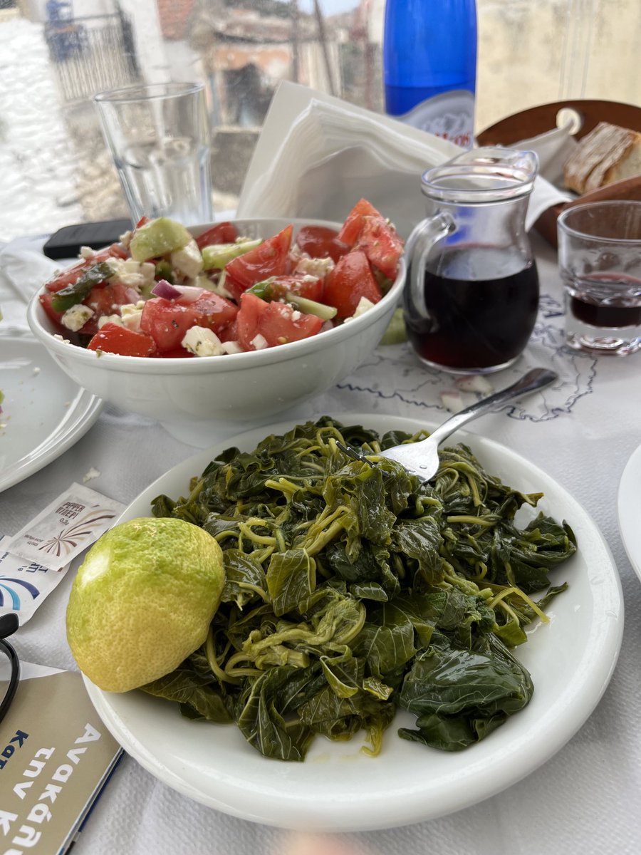 EBasilion's tweet image. The reason people in Greek villages live forever.