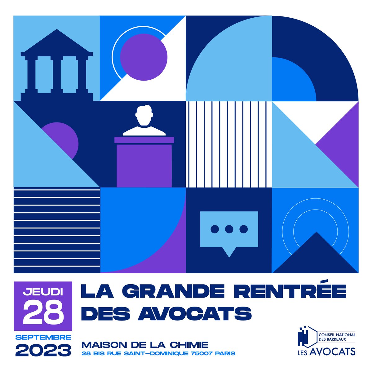 🎓 Grande Rentrée des Avocats : le kit de communication est disponible 📢
Retrouvez les visuels pour communiquer sur vos réseaux sociaux et mails ! 📲
Vous êtes déjà inscrit ? Dites le nous avec le sticker "j'y serai" et tagguez le CNB 🤩
C’est par ici 👉 loom.ly/DApZ1Q0