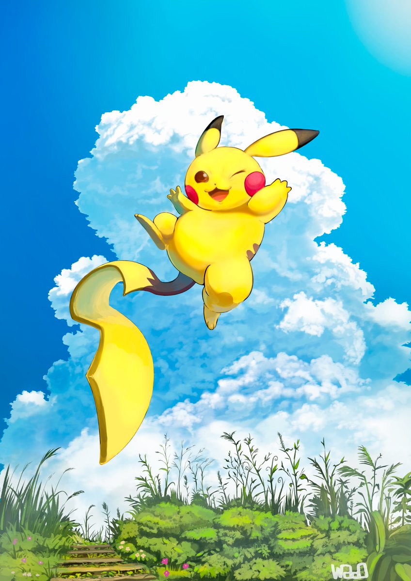 青い空と雲
7月始まりましたね＾＾
#ピカチュウ