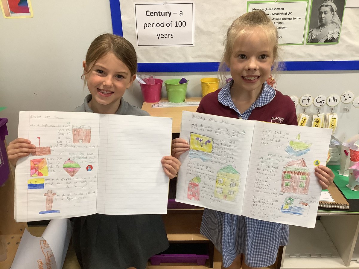 VanGogh_BPS's tweet photo. Some examples our of amazing posters persuading people to visit St Ives! @BlackrodPSch https://t.co/PyWqhT3ReA