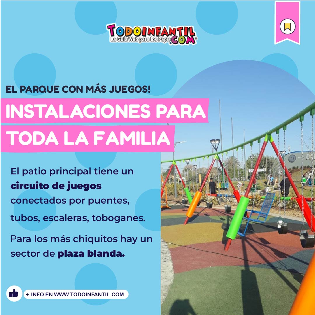 TODOINFANTIL's tweet photo. ¿Conocé el parque de juegos más grande en el AMBA?  Hoy te contamos sobre el Parque de la Unidad Nacional en Merlo. 👇

📍 Av. Calle Real y España, Libertad, Merlo, Zona Oeste. Pcia. de Buenos Aires.

Somos @todoinfantil una guía completa para familias. https://t.co/YyGaH2ca5j https://t.co/SmCfjRm9MH