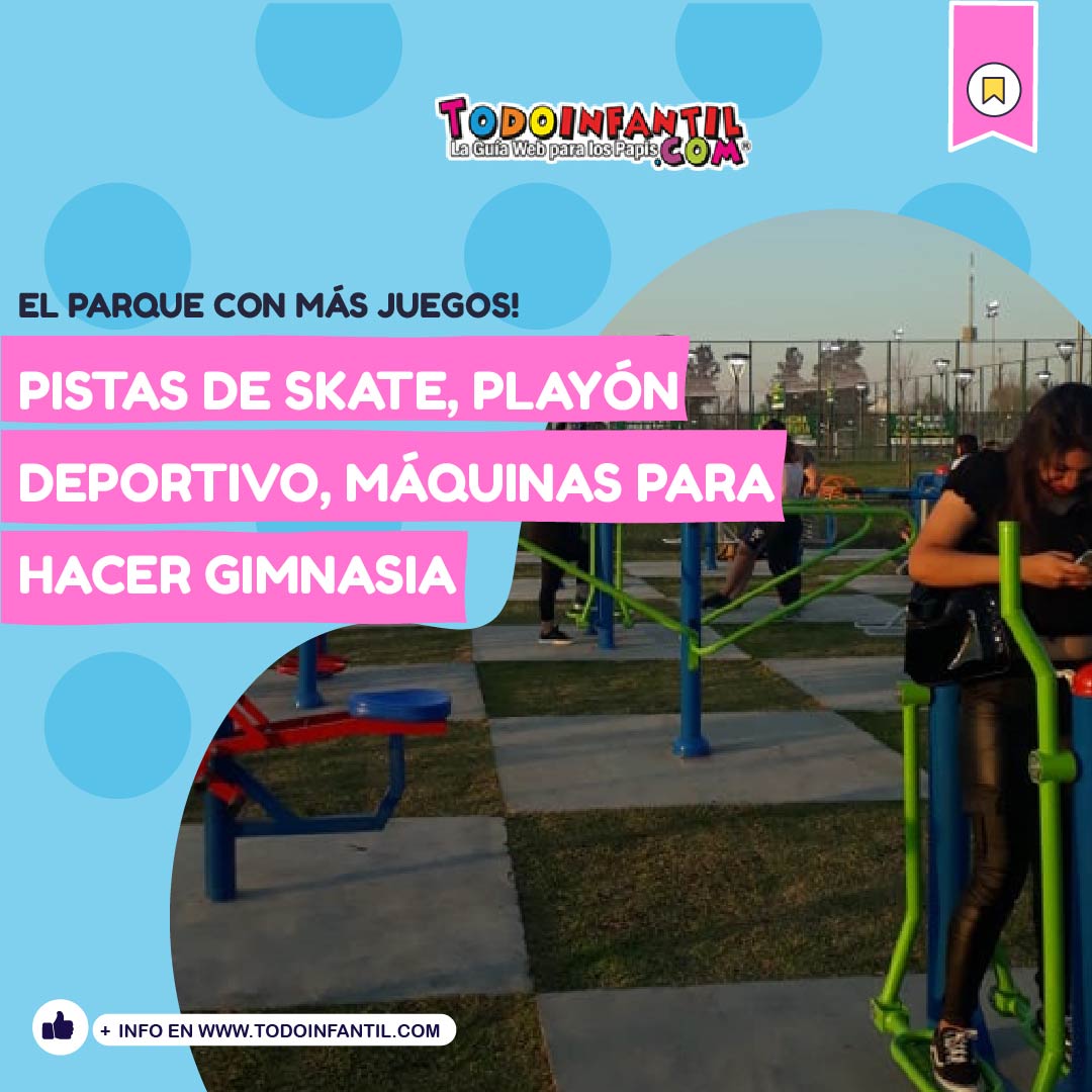 TODOINFANTIL's tweet photo. ¿Conocé el parque de juegos más grande en el AMBA?  Hoy te contamos sobre el Parque de la Unidad Nacional en Merlo. 👇

📍 Av. Calle Real y España, Libertad, Merlo, Zona Oeste. Pcia. de Buenos Aires.

Somos @todoinfantil una guía completa para familias. https://t.co/YyGaH2ca5j https://t.co/SmCfjRm9MH