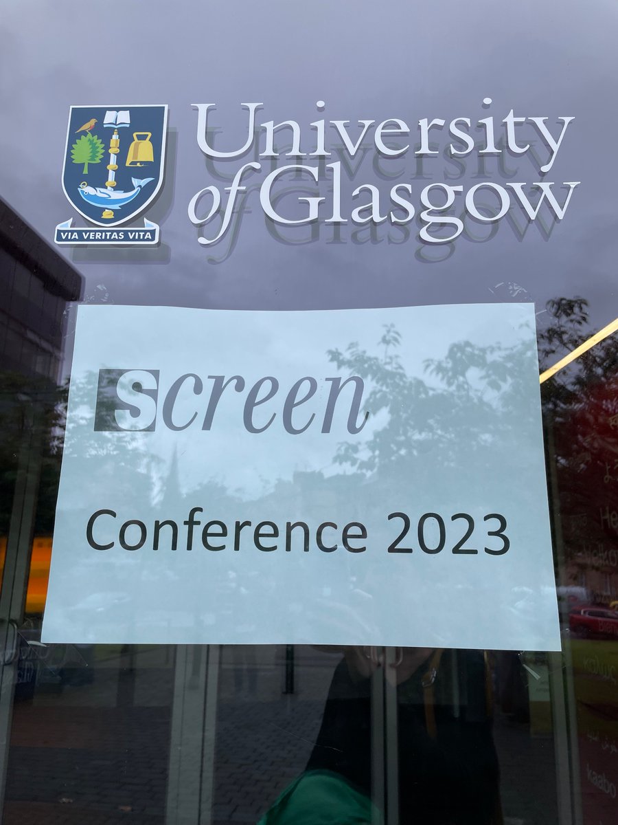 It’s go time! So excited to be in Glasgow for the <a href="/Screen_Journal/">Screen Journal</a> Screen conference 2023 ✨ 📺 🎥