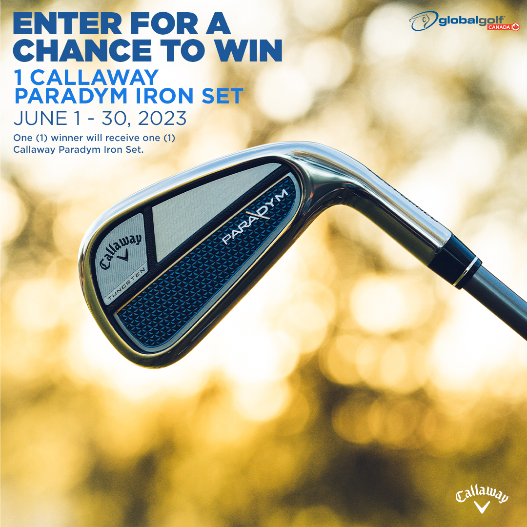 GlobalGolfca's tweet image. 🚨 Last Chance!🚨
Looking to win some new irons?
How about a whole new @CallawayGolf #Paradym iron set

 Here is how to enter:
👉GlobalGolf.ca/contest
👉 Follow us
👉 Tag all of your golf crew!
👉 Like &amp;amp; retweet this post
Entry period ends, 6/30
#GlobalGolfca #AllAboutU #Golf