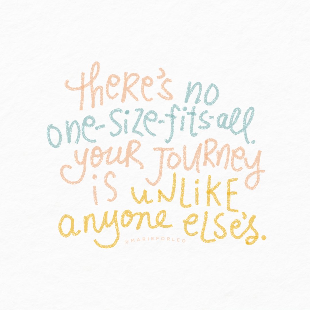 marieforleo's tweet photo. There's a beautiful truth we often forget: there's no one-size-fits-all path to success or fulfillment. Your journey is unlike anyone else's, and that's something to celebrate! ✨

Tag someone who needs this reminder today. https://t.co/Ez8Q6d5ujK