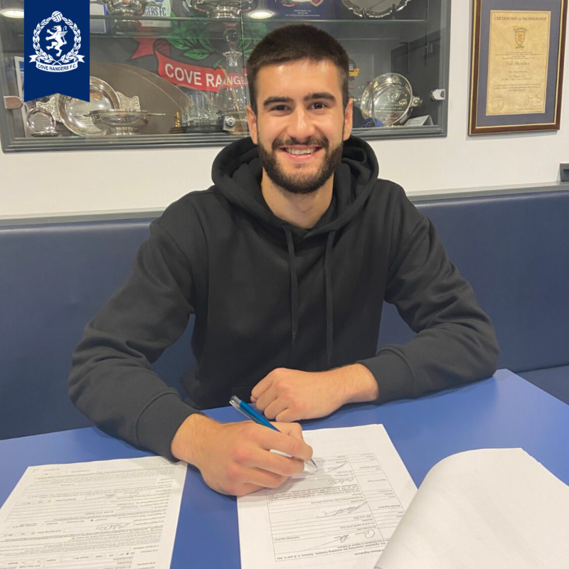 CoveRangersFC's tweet photo. 🧤 We are delighted to announce that highly rated goalkeeper Balint Demus has signed a two year full-time contract with the club.

@_Balintdemus | #CRFC