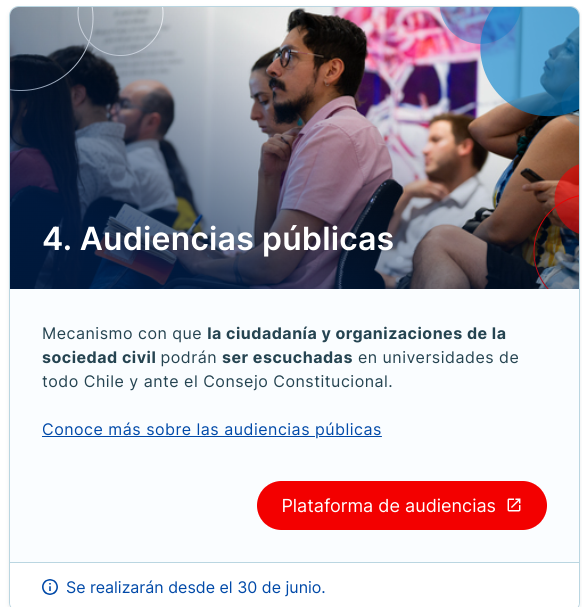 RParticipacion's tweet photo. ✨ Hoy a través de una audiencia pública, en  representación de la Red para la Participación estará Gonzalo Delamaza exponiendo sobre  Participación Ciudadana en la Nueva Constitución, frente a un representante de la  @ULagosOficialConsejo
@SPCiudadanaCL 
#DerechoaParticipar 🎯 https://t.co/sAd8zewc28